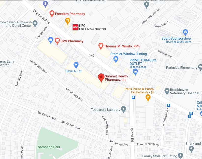 Google maps image of Summit Health RX